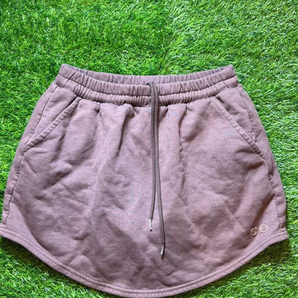 Alo-yoga Women's Brown and Purple Shorts